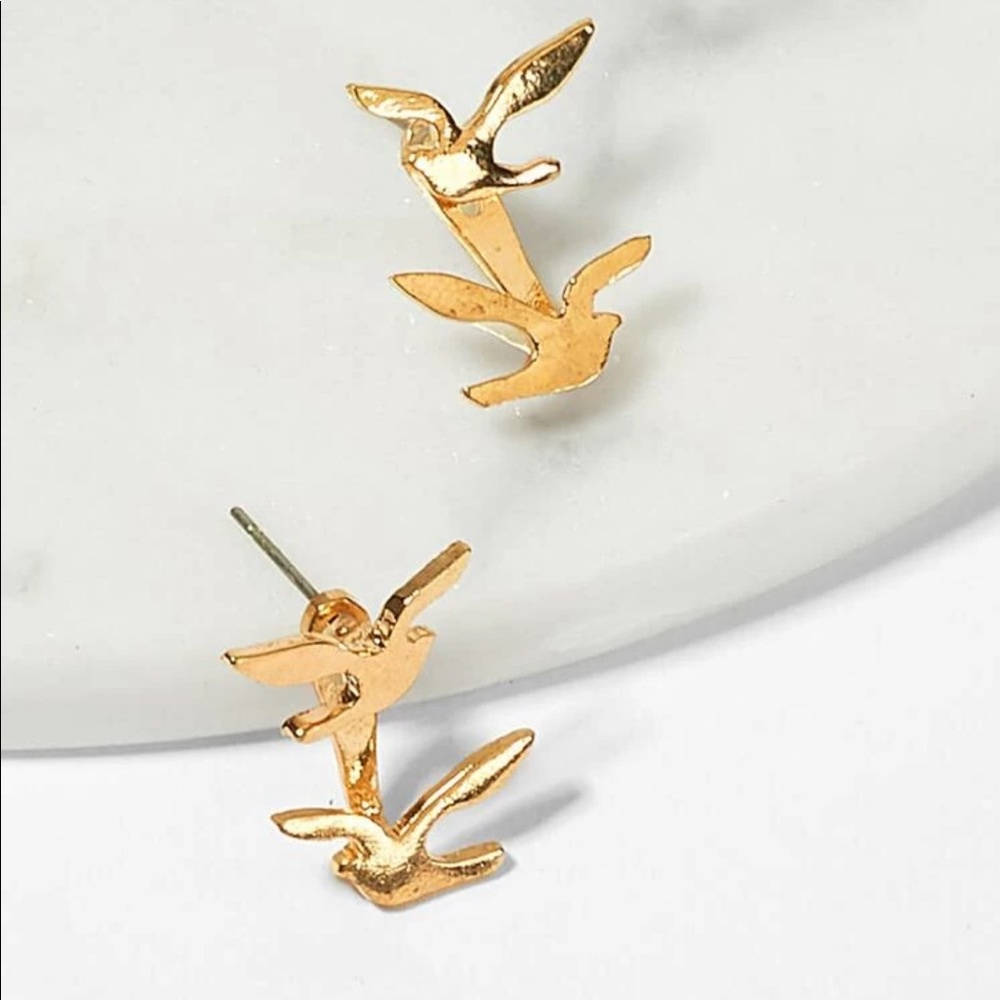 • Mischa • Double Bird Earrings - Picture 3 of 4